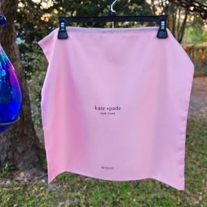 Kate Spade Pink Dust Bag Large 17.5" D.× 18"W. NWOT